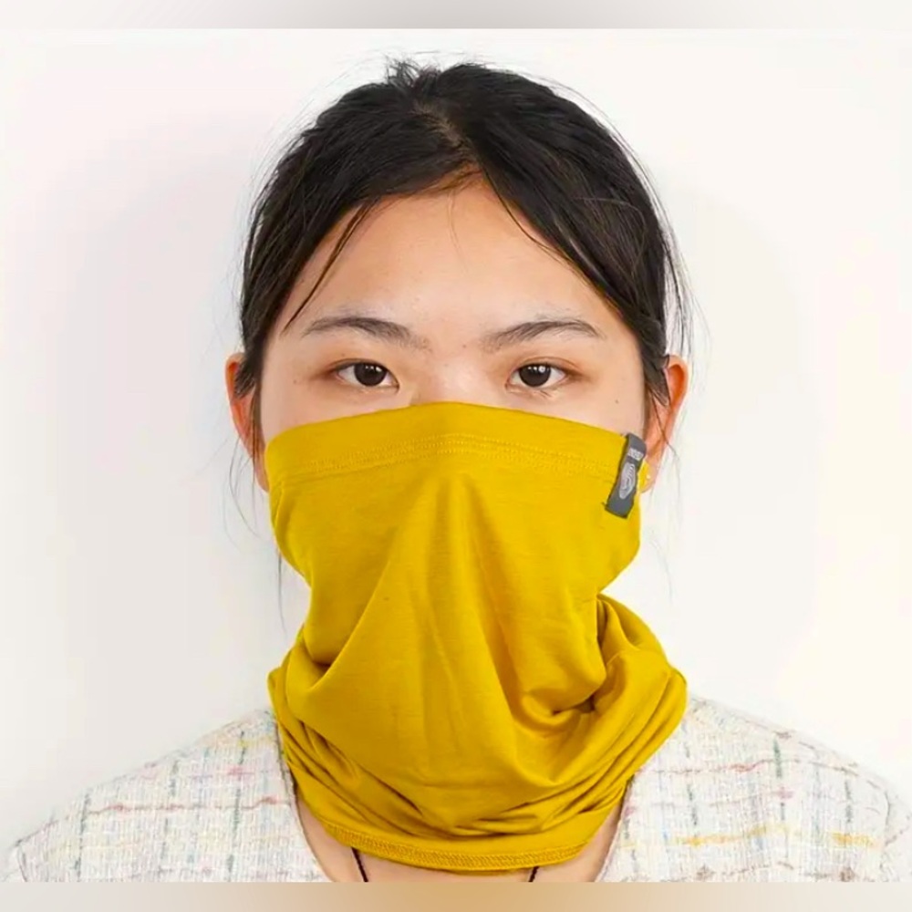 Ultrafine Merino Wool Australian Tencel Organic Natural Fiber Neck Gaiter NWT